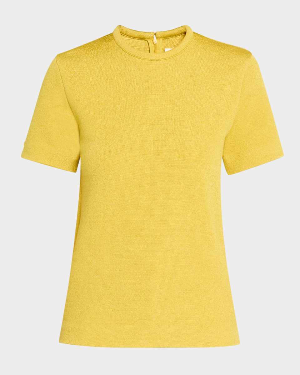 Crewneck Short-Sleeve Top